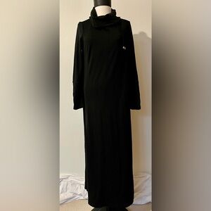 Soft Surroundings Classic Black Long Sleeve Dress, women’s size M